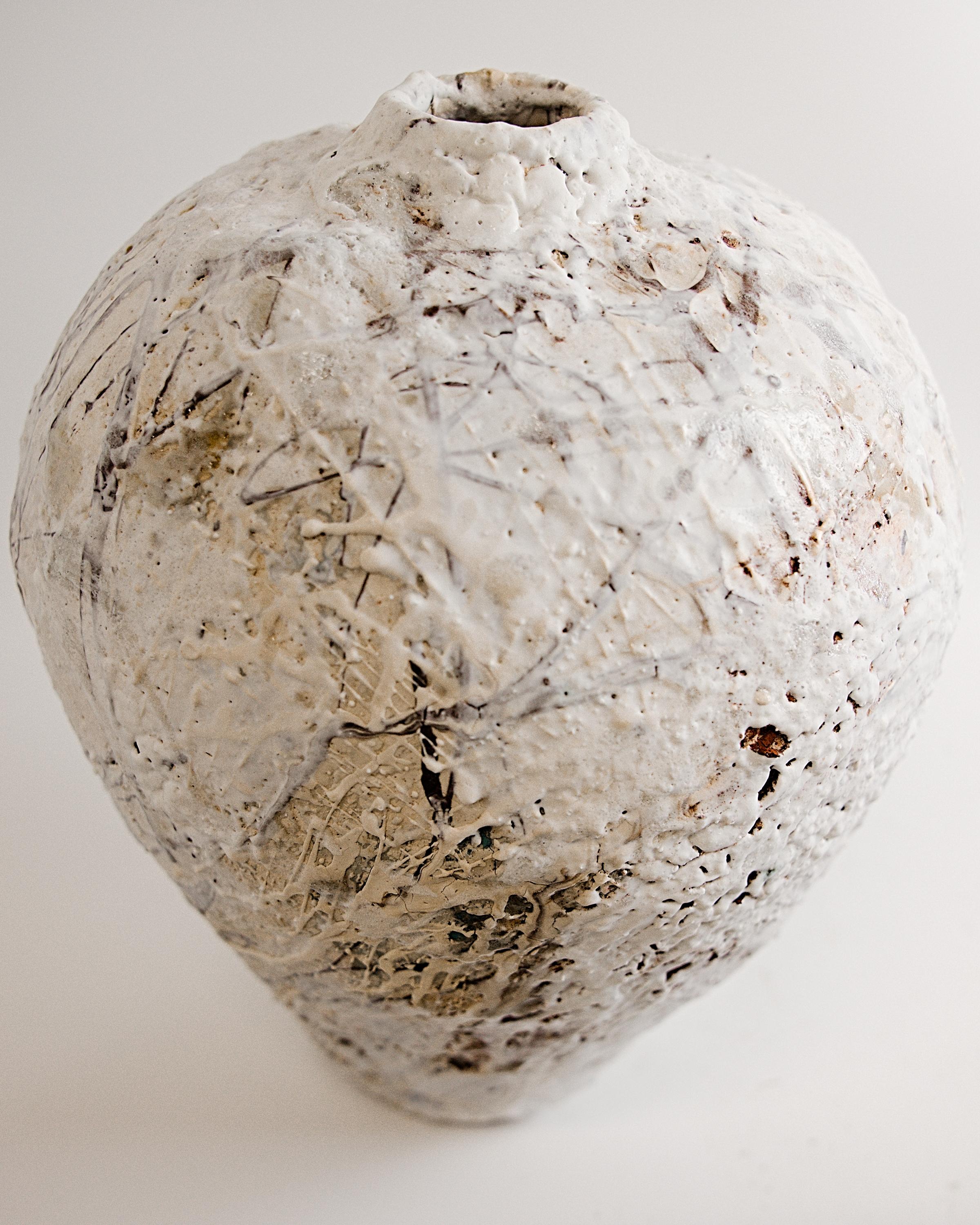 Textured Painted 25 Series-Moon II For Sale 4