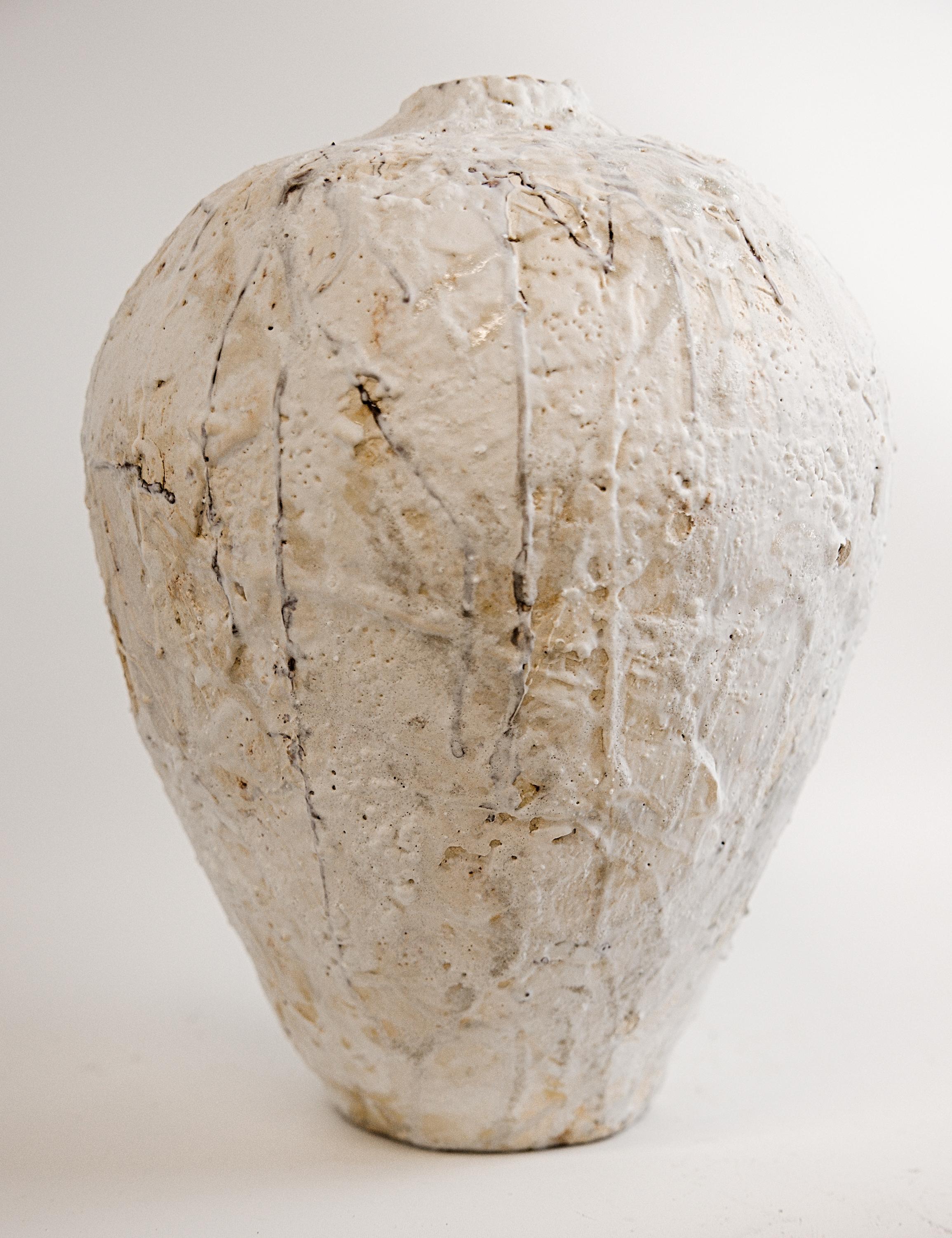 American Textured Painted 25 Series-Moon II For Sale