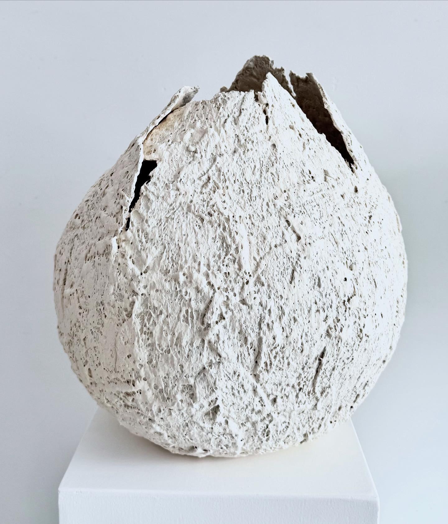 Américain Porcelaine texturée Vaisseau lune. 