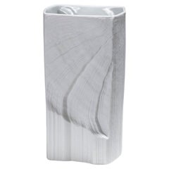 Vase en porcelaine texturée, Martin Freyer, années 1980