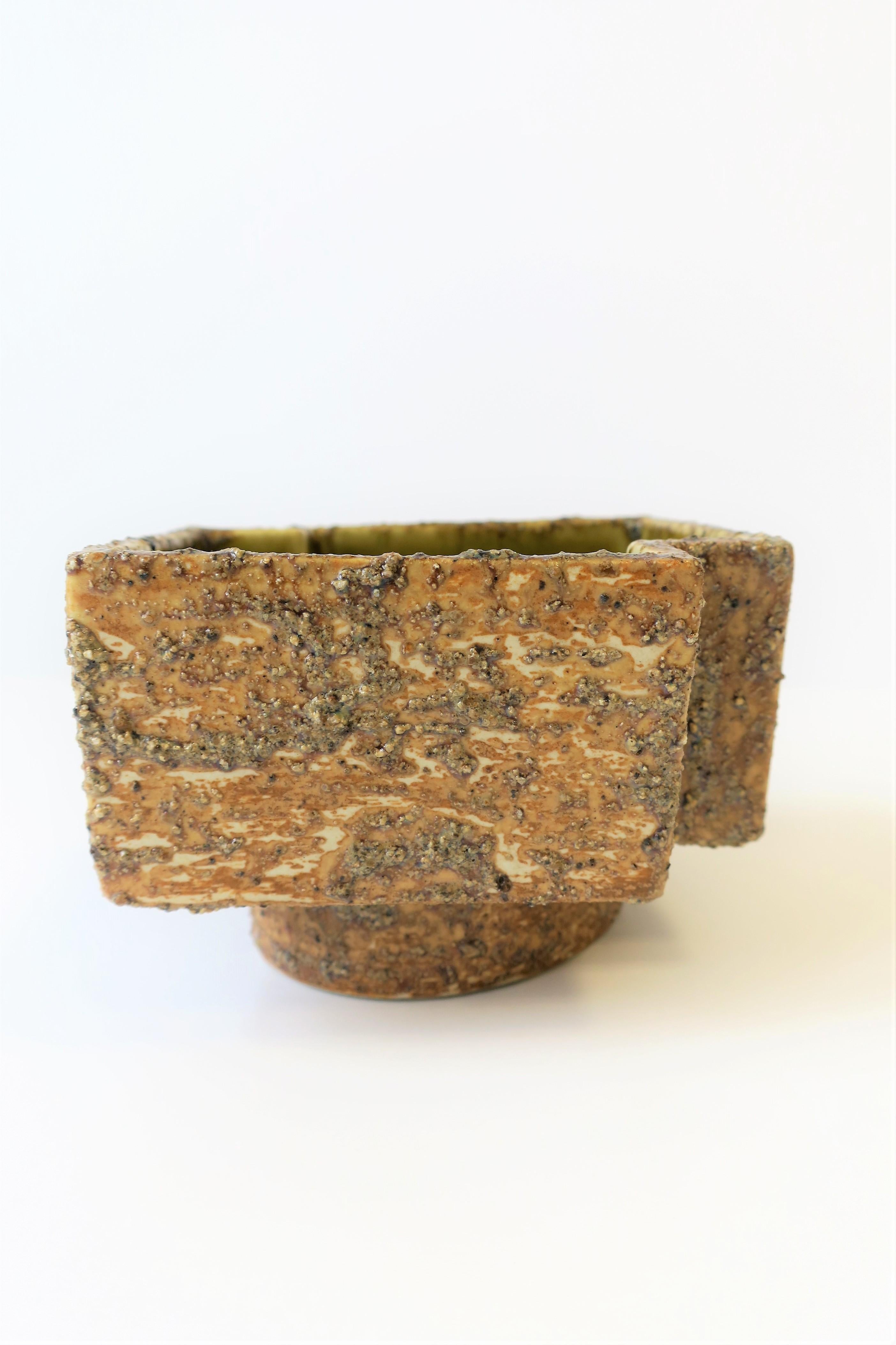 Textured Japanese Pottery Bowl 2