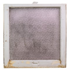 Textured Purple Lavender Stained Glass Window Wormy Style