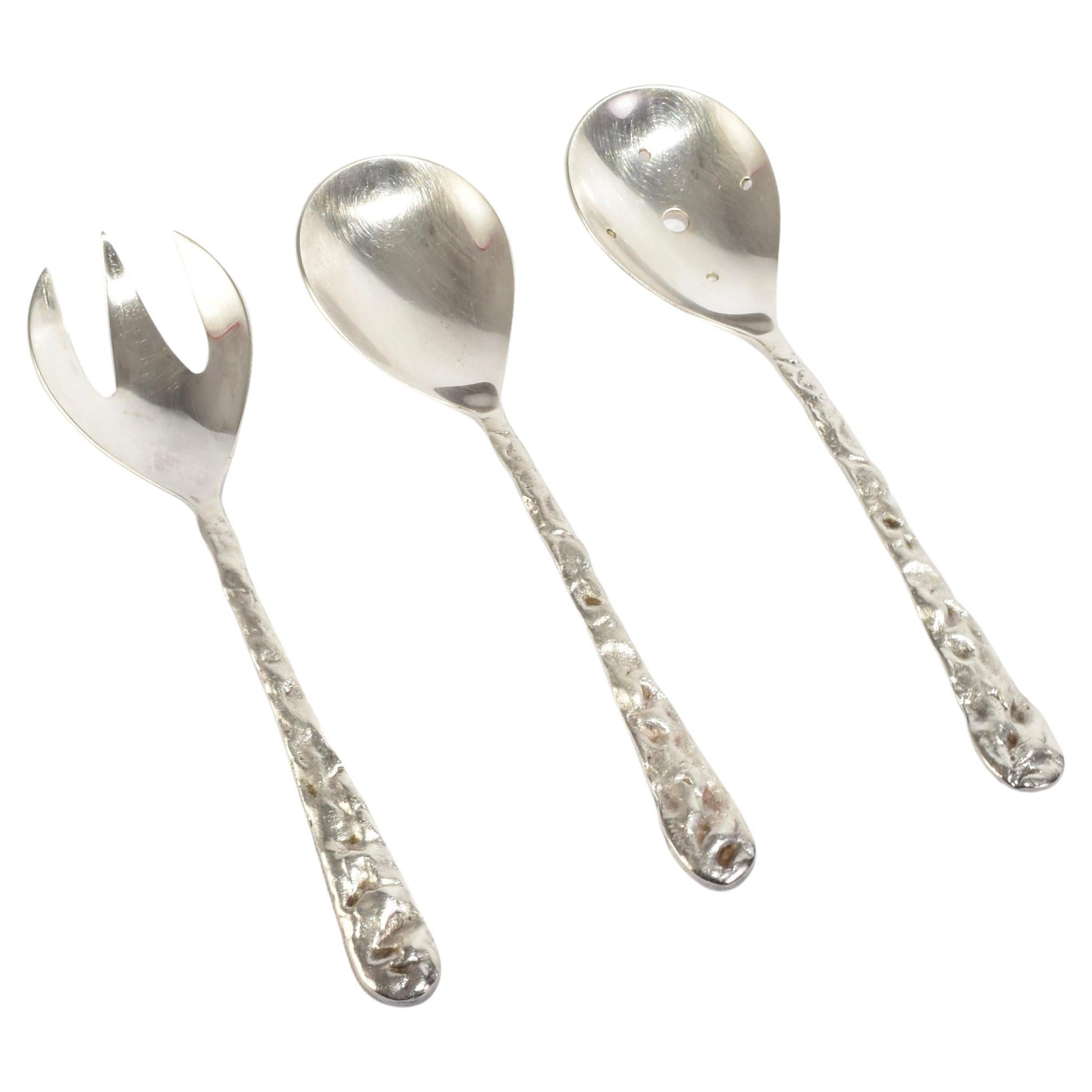 Textured Serving Set For Sale