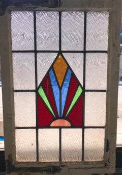Textured Stained Glass Window 20" x 31"