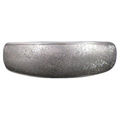 Bracelet manchette en argent sterling texturé Delfina by Charles Garnier 6.5 Inches