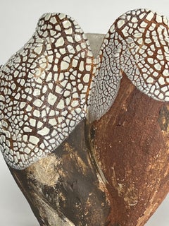 Vasija de cerámica de terracota texturizada- Lost Quarry -Hecho a mano Orgánico Moderno