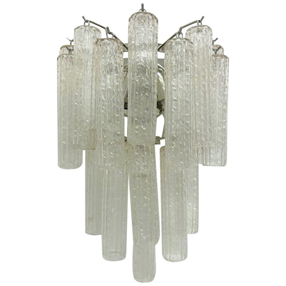 Textured Tubes Sconce by Fabio Ltd, 3 Available For Sale
