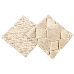 Tapis personnalisé en laine texturée