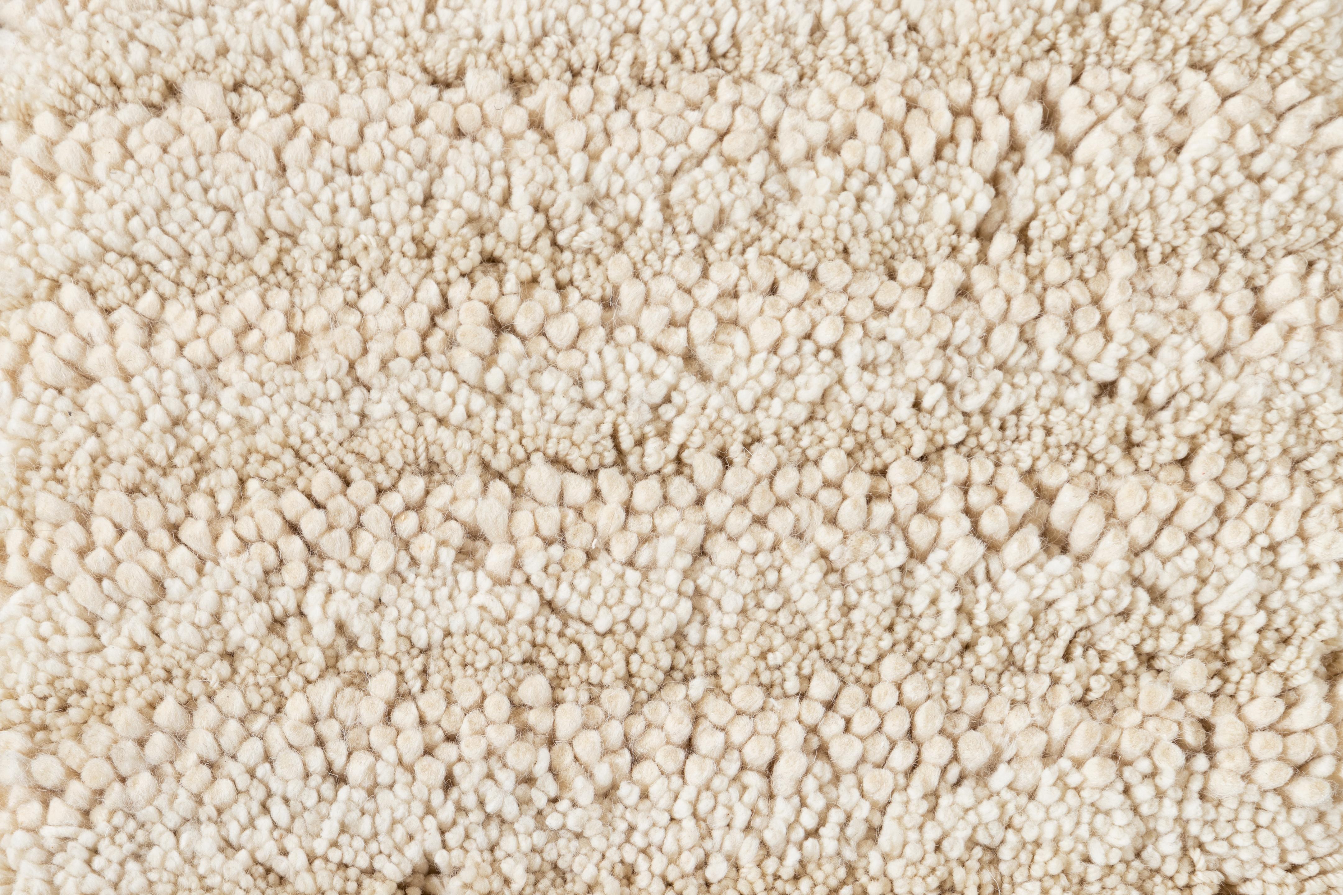 textured wool rug