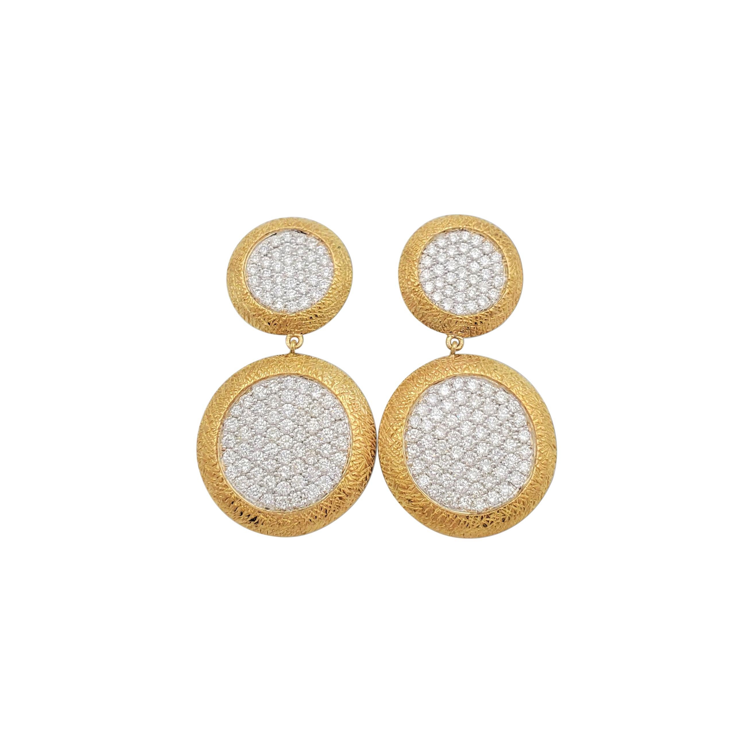 Danielle Yellow Gold Tone Earrings main image 1