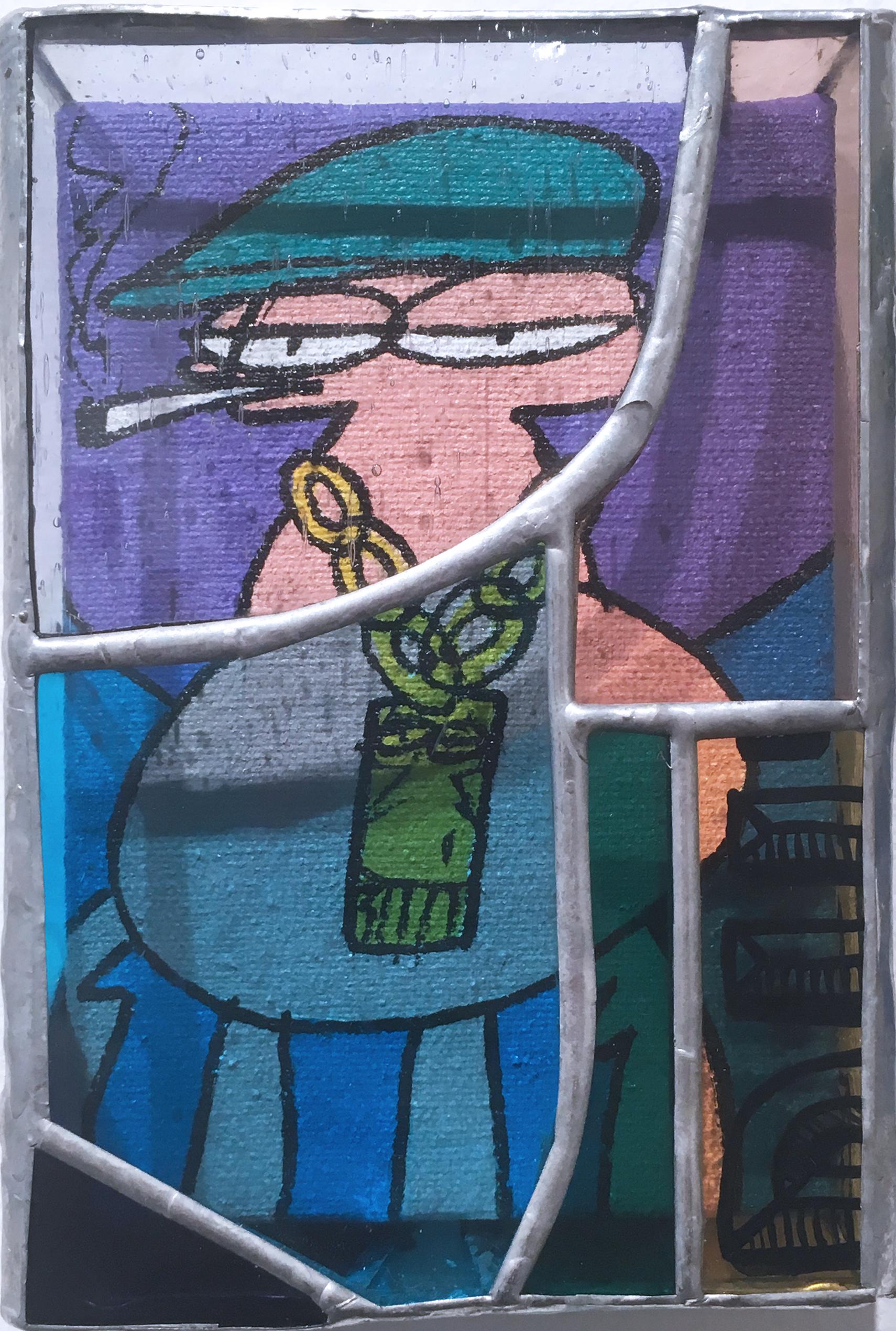 squidward stained glass