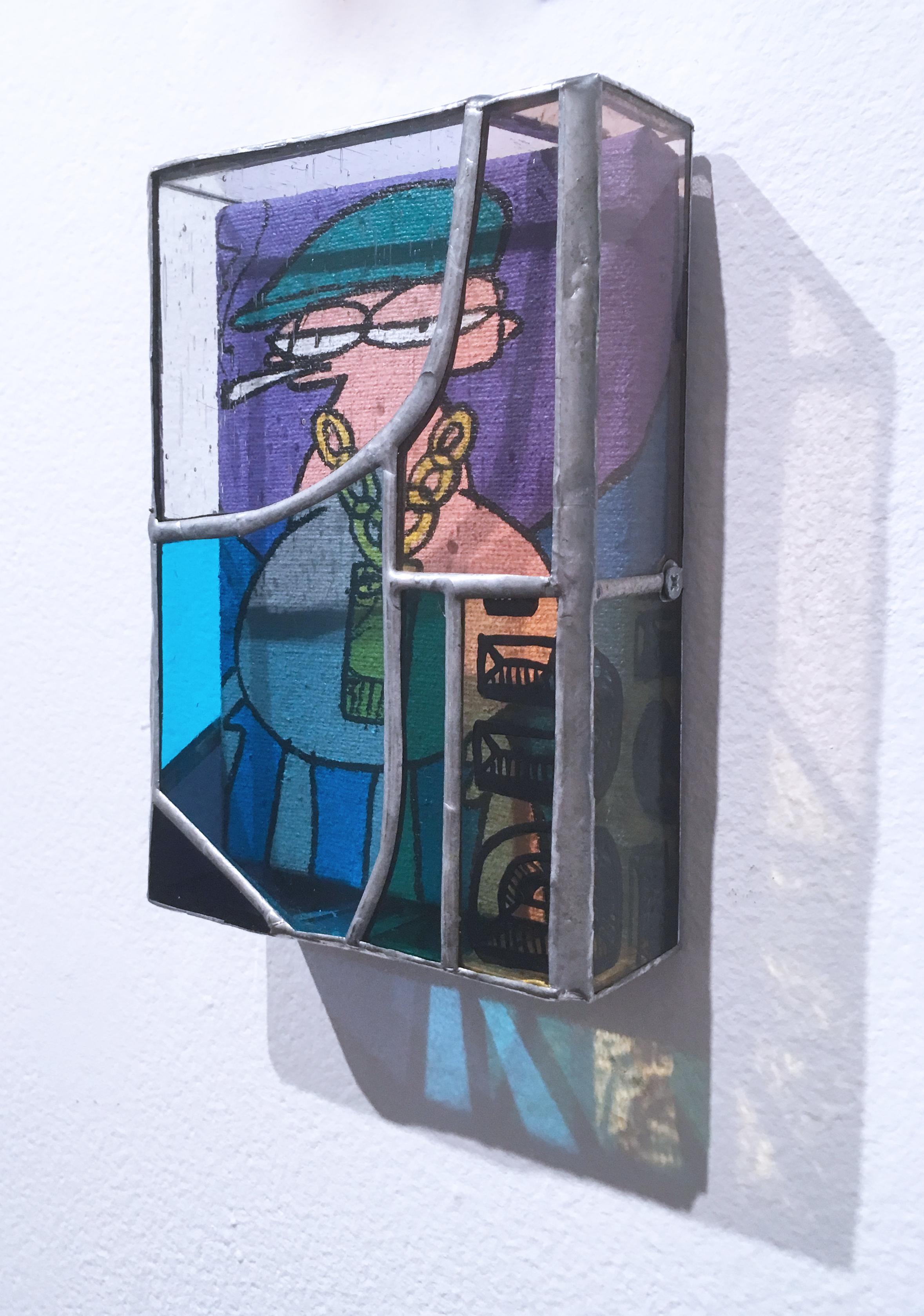 stained glass squidward