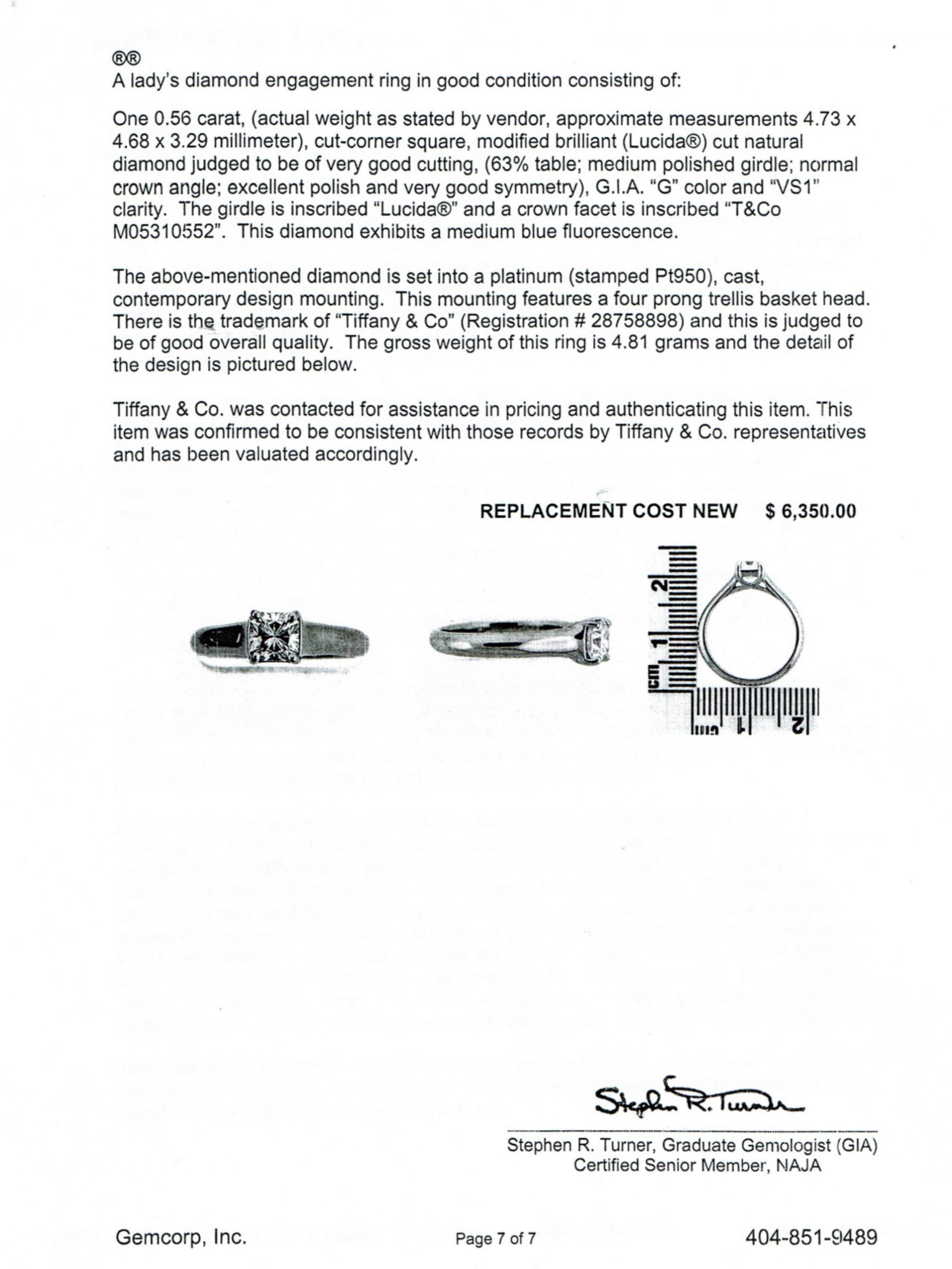 tiffany lucida diamond ring