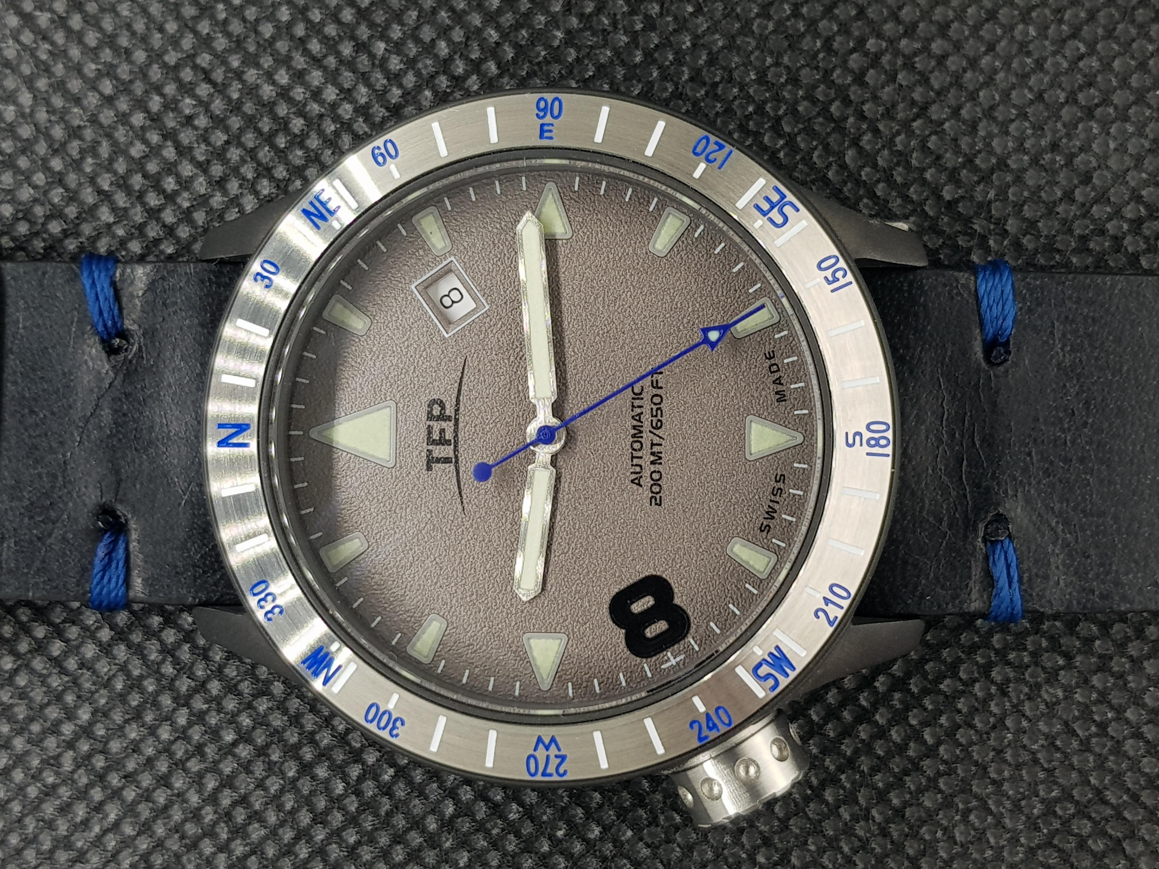 TFP Watch Windrose Total Dark Blue, Special Edition. #TW100-23-12 For Sale 2