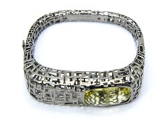 TFS by Roberto Coin Black Silver Bracelet with Lemon Quartz