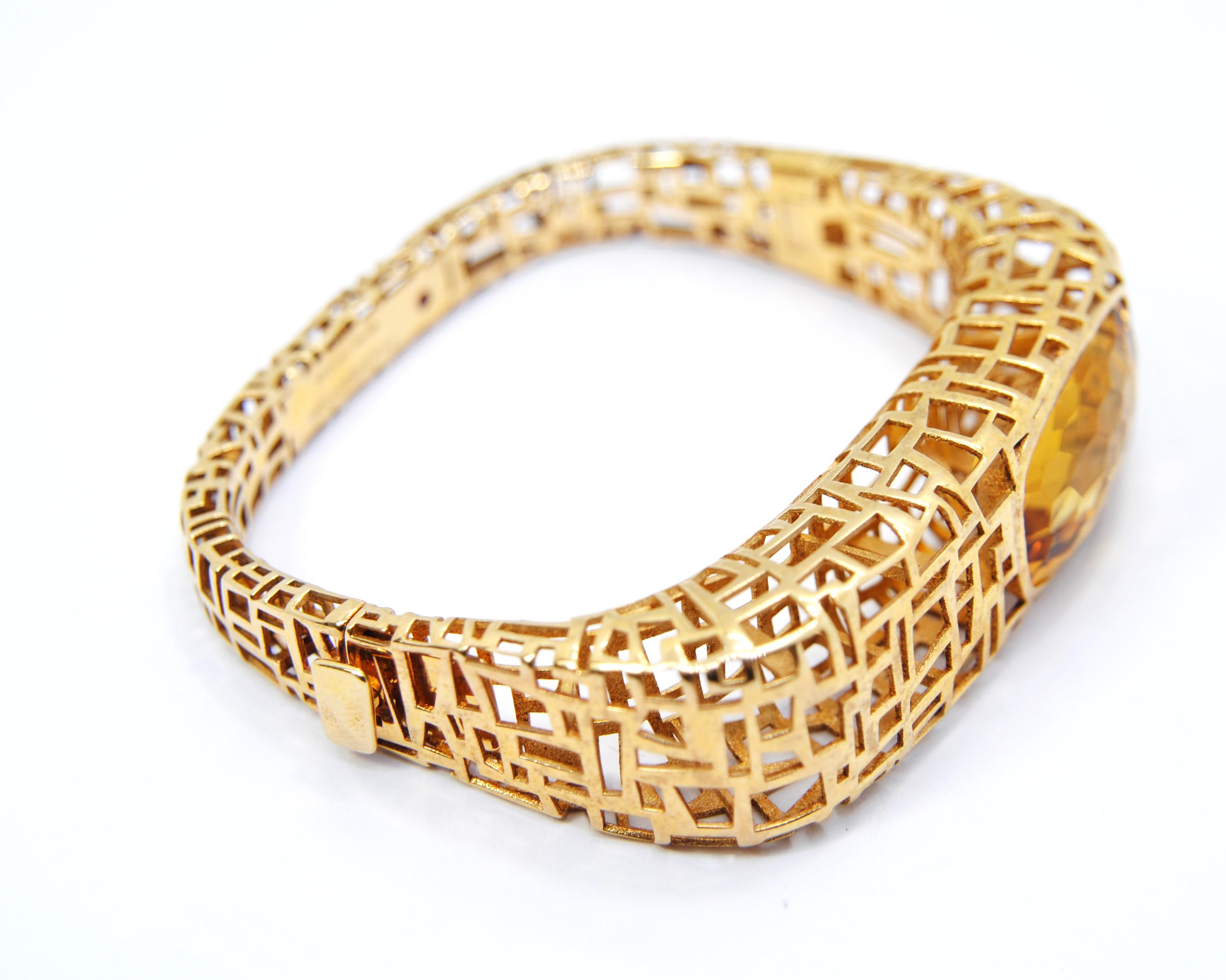 gold plated silver bracelet