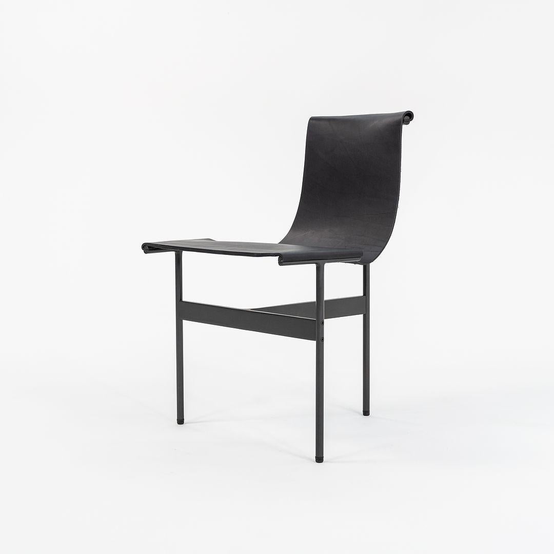 leather sling dining chair