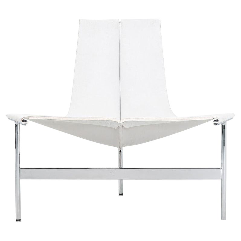 Conjuntos TG-15 y TG-19 de Piel de Gamuza Blanca con Estructura de Cromo Pulido en venta