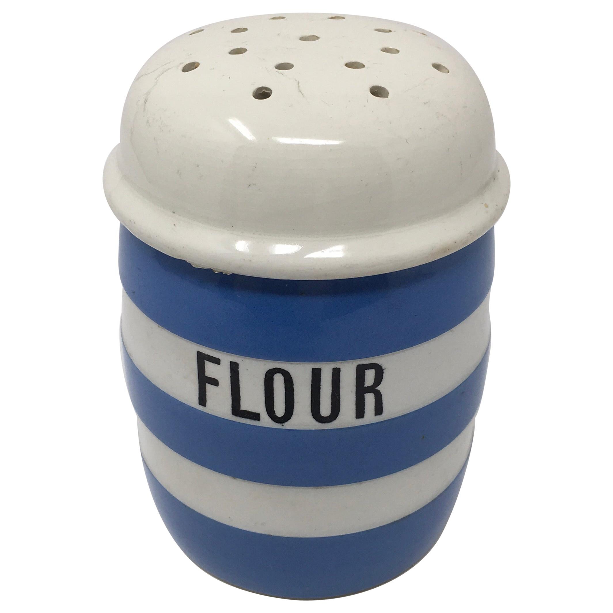 T.G. Green Cornishware Flour Shaker