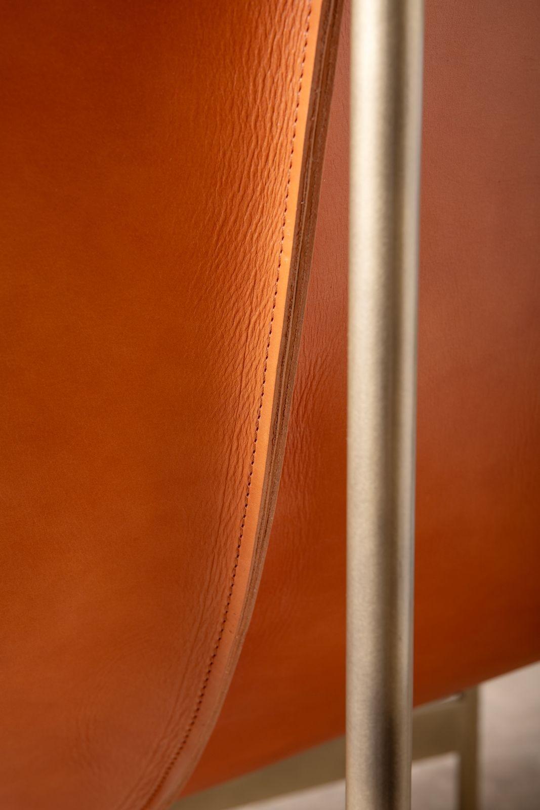 Chaise longue 'TH-15' en bronze et poils sur la peau de Katavolos Littell & Kelly en vente 3