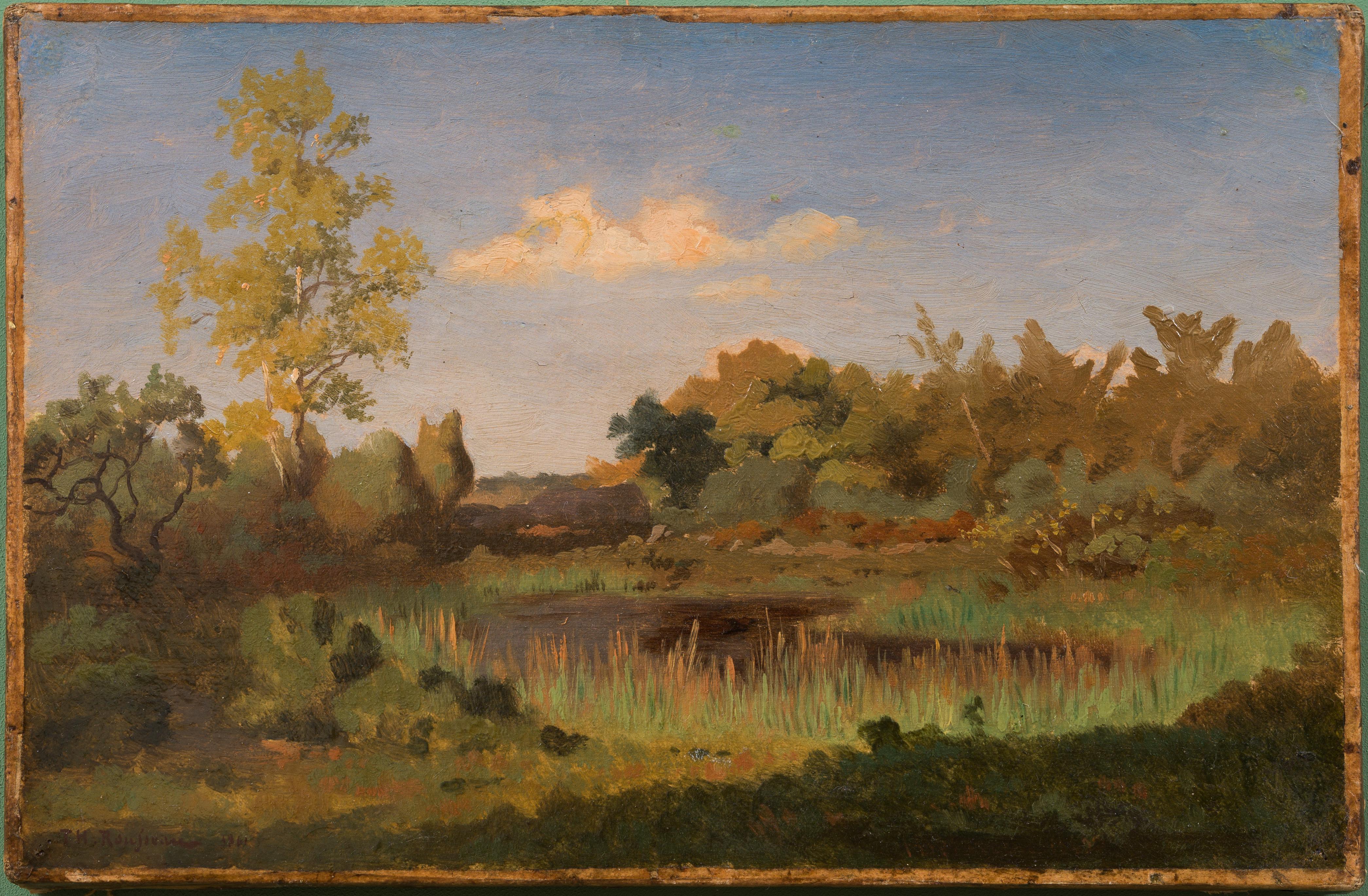 Impresiones de la Naturaleza: Después de Rousseau - Painting de Théodore Rousseau
