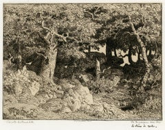 Le Chene des Roches (Oak tree growing among Rocks)