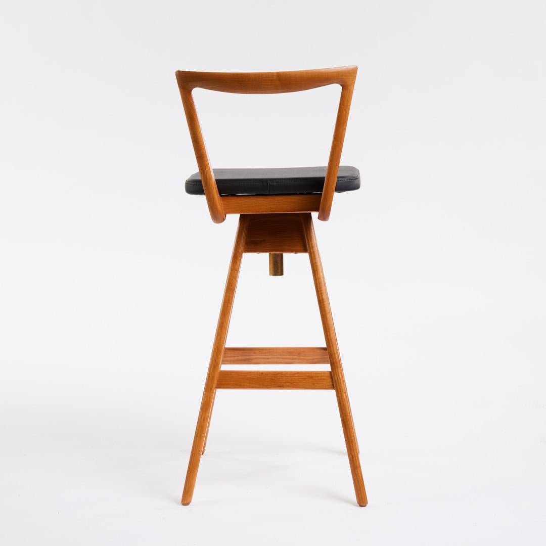 TH Brown Danish Bar Stool in Light Ash - Australian Iconic Designer Piece  For Sale 9