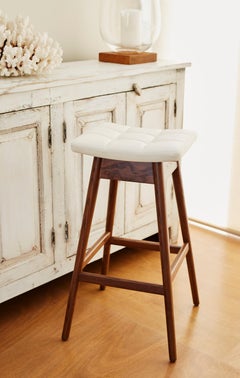 TH Brown Martelle Bar Stool in Dark Ash Australian Iconic Designer Piece