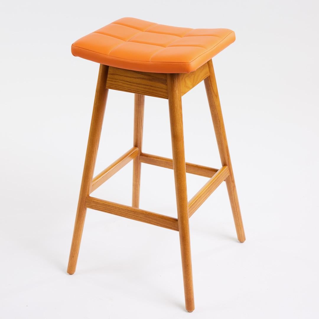 TH Brown Martelle Bar Stool in Light Ash Australian Iconic Designer Piece For Sale 6