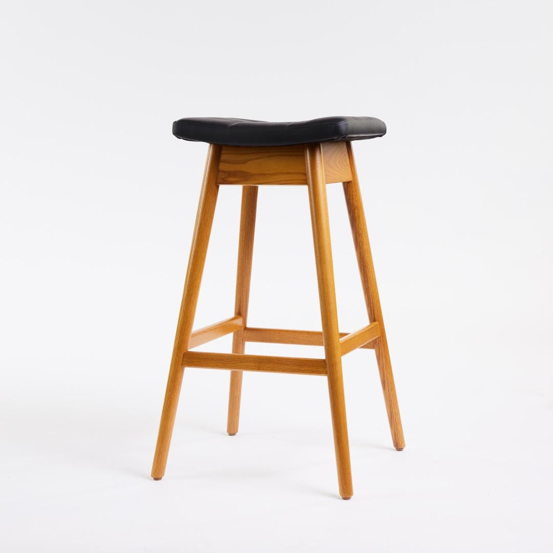 TH Brown Martelle Bar Stool in Light Ash Australian Iconic Designer Piece In New Condition For Sale In Adelaide, SA