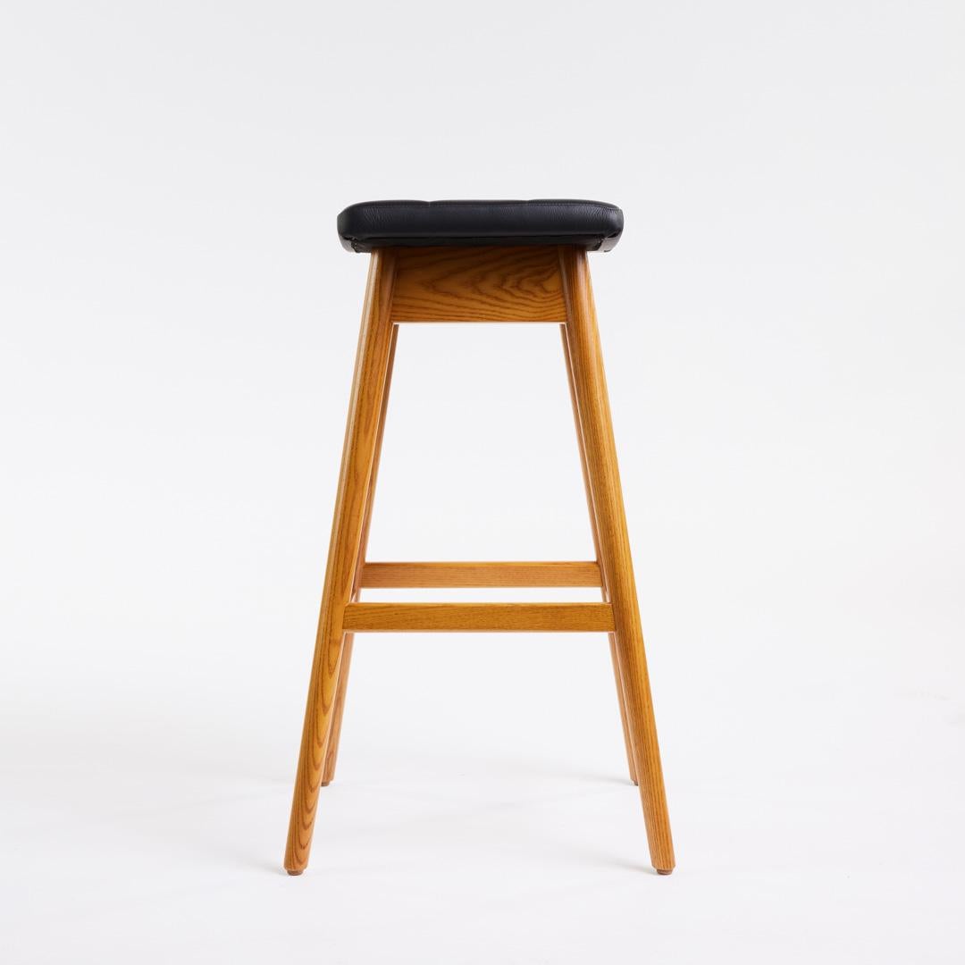 Contemporary TH Brown Martelle Bar Stool in Light Ash Australian Iconic Designer Piece For Sale