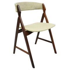 T.H. Harlev Farstrup Mid Century Danish Modern Teak A-Frame Dining Side Chair