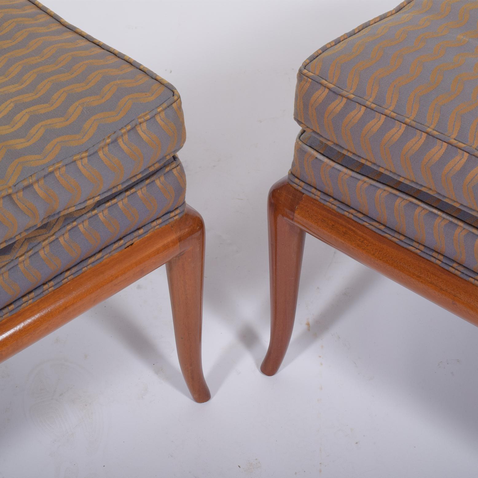 Mid-20th Century T.H Rabjohn, Gibbings Slipper Chairs for Widdicomb Furniture Co For Sale