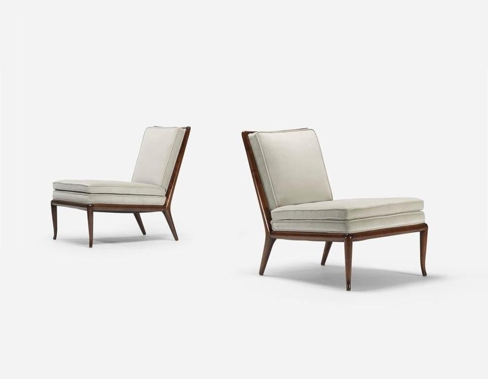 T.H. Chaises à pantoufles Robjohn-Gibbings modèle WMB pour Widdicomb, années 1950 en vente 1