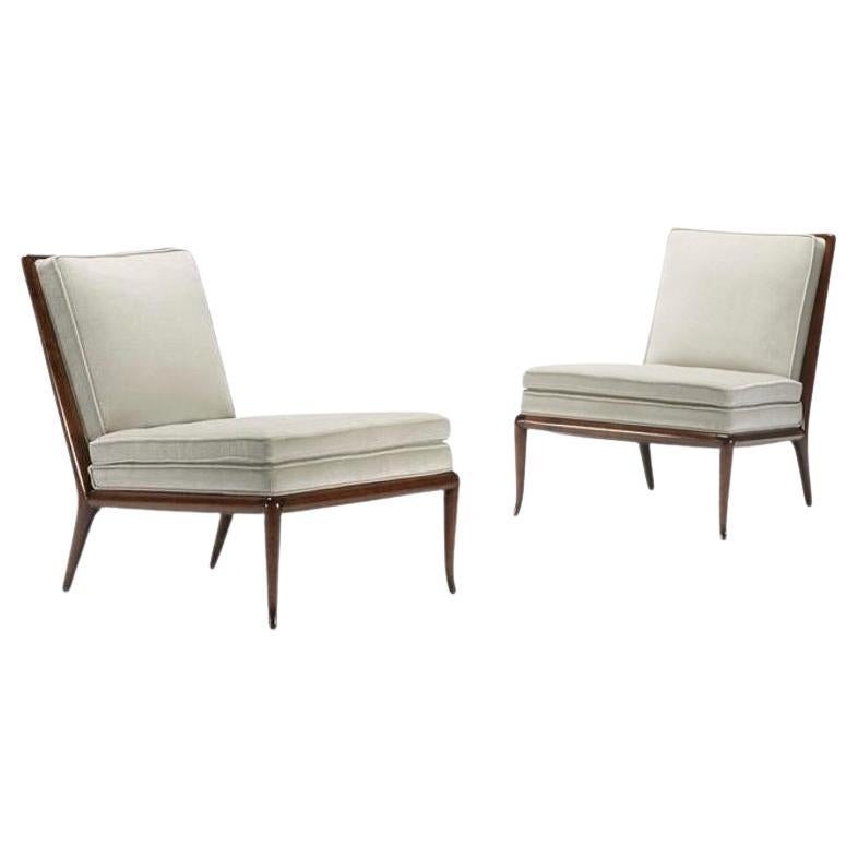 T.H. Robjohn-Gibbings Model WMB Slipper Chairs for Widdicomb, 1950s