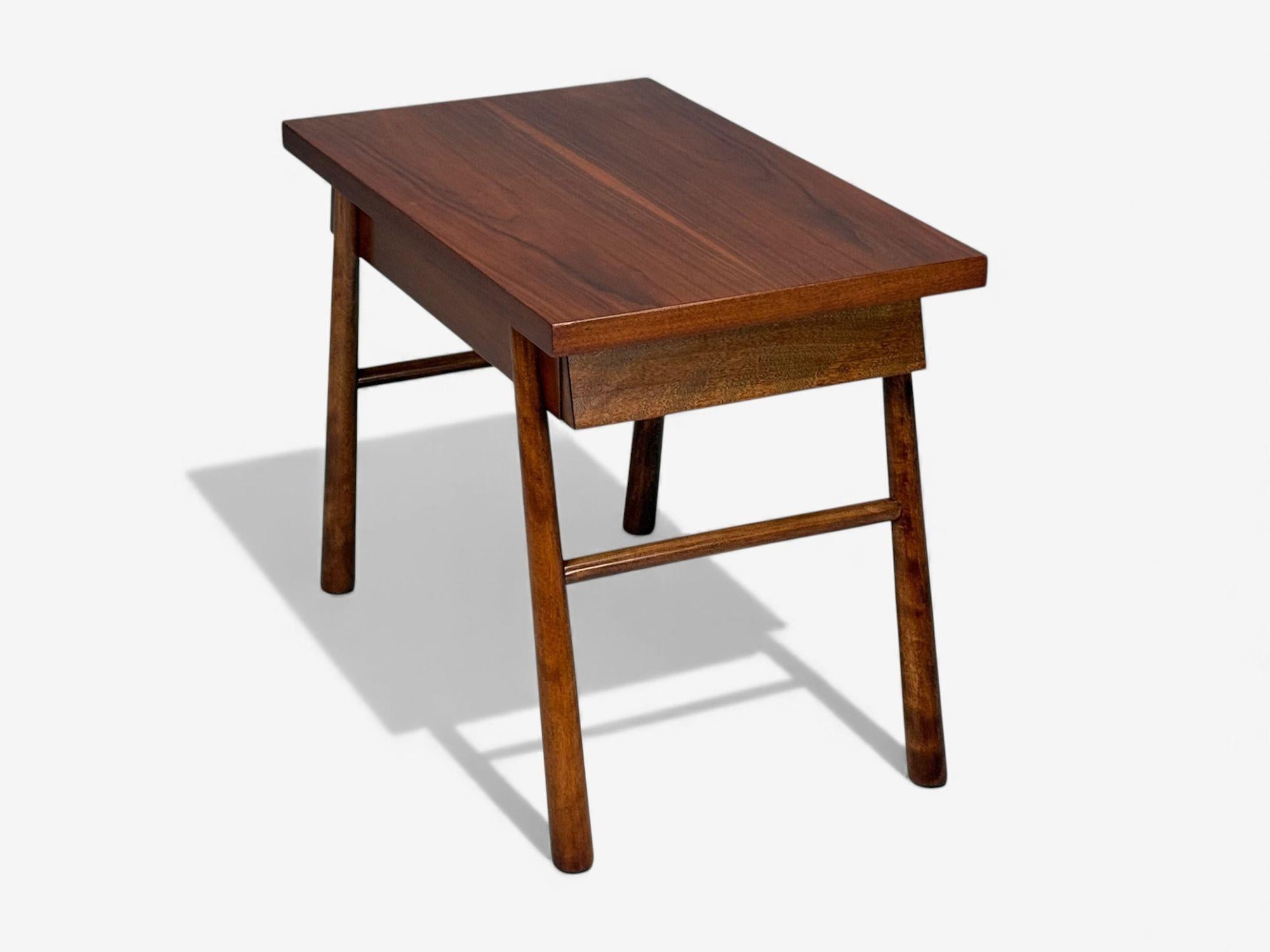 T.H. Robsjohn-Gibbings, American Modern, Mahogany, End Tables, USA, 1950s en vente 3