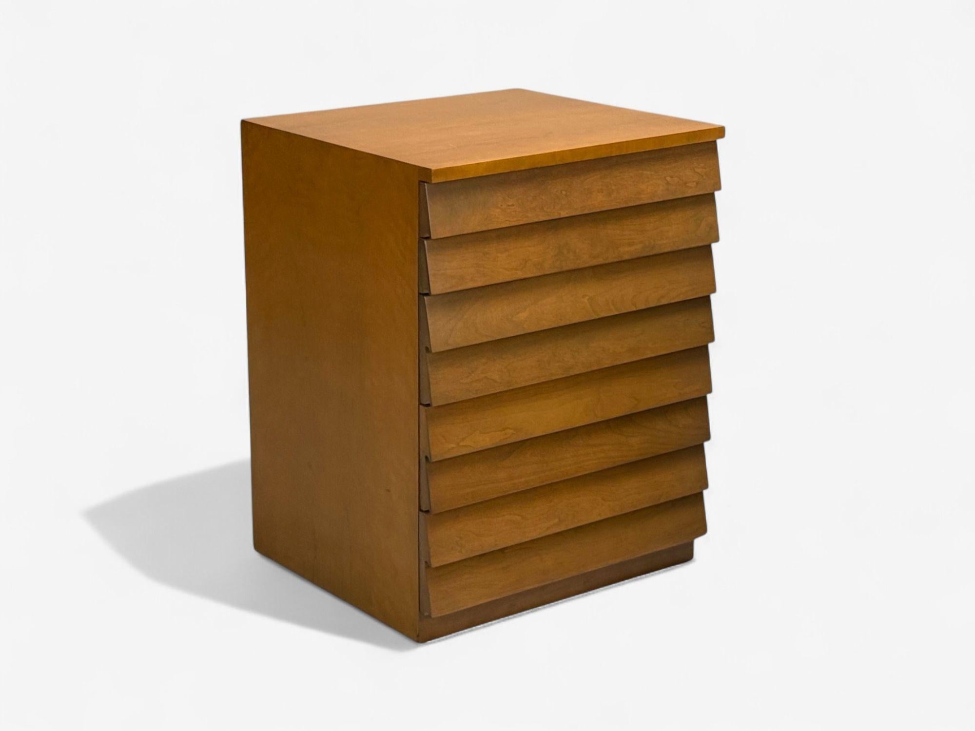 Mid-Century moderno T.H. Robsjohn-Gibbings, Moderno americano, Acero, Comodini, USA, anni '60 in vendita