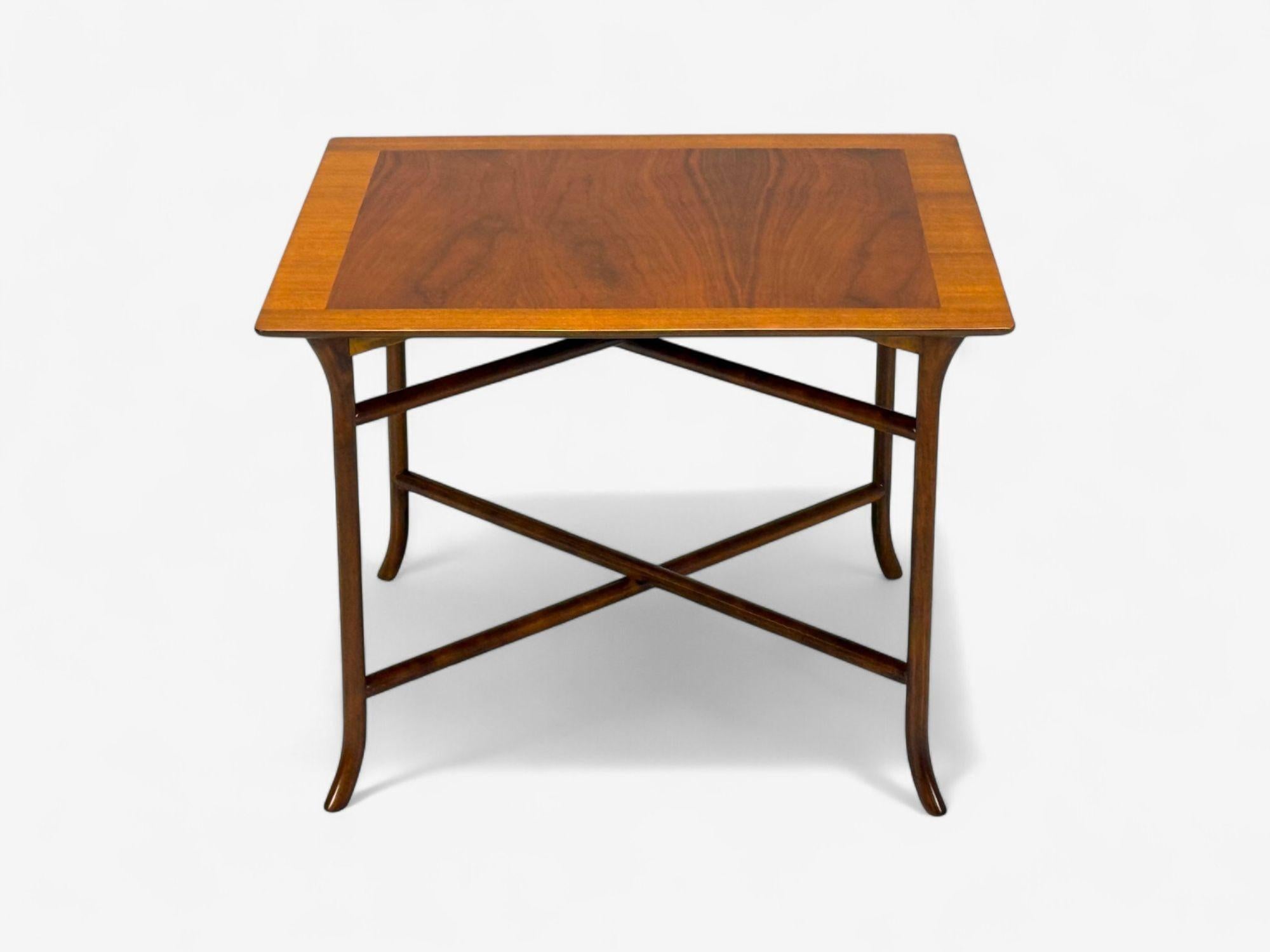 T.H. Robsjohn-Gibbings, American Modern, Walnut, Side Table, USA, 1960s For Sale 6