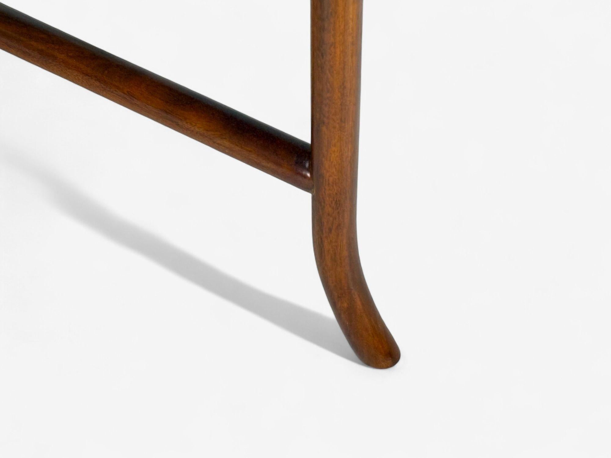 T.H. Robsjohn-Gibbings, American Modern, Walnut, Side Table, USA, 1960s For Sale 7