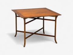 T.H. Robsjohn-Gibbings, American Modern, Walnut, Side Table, USA, 1960s