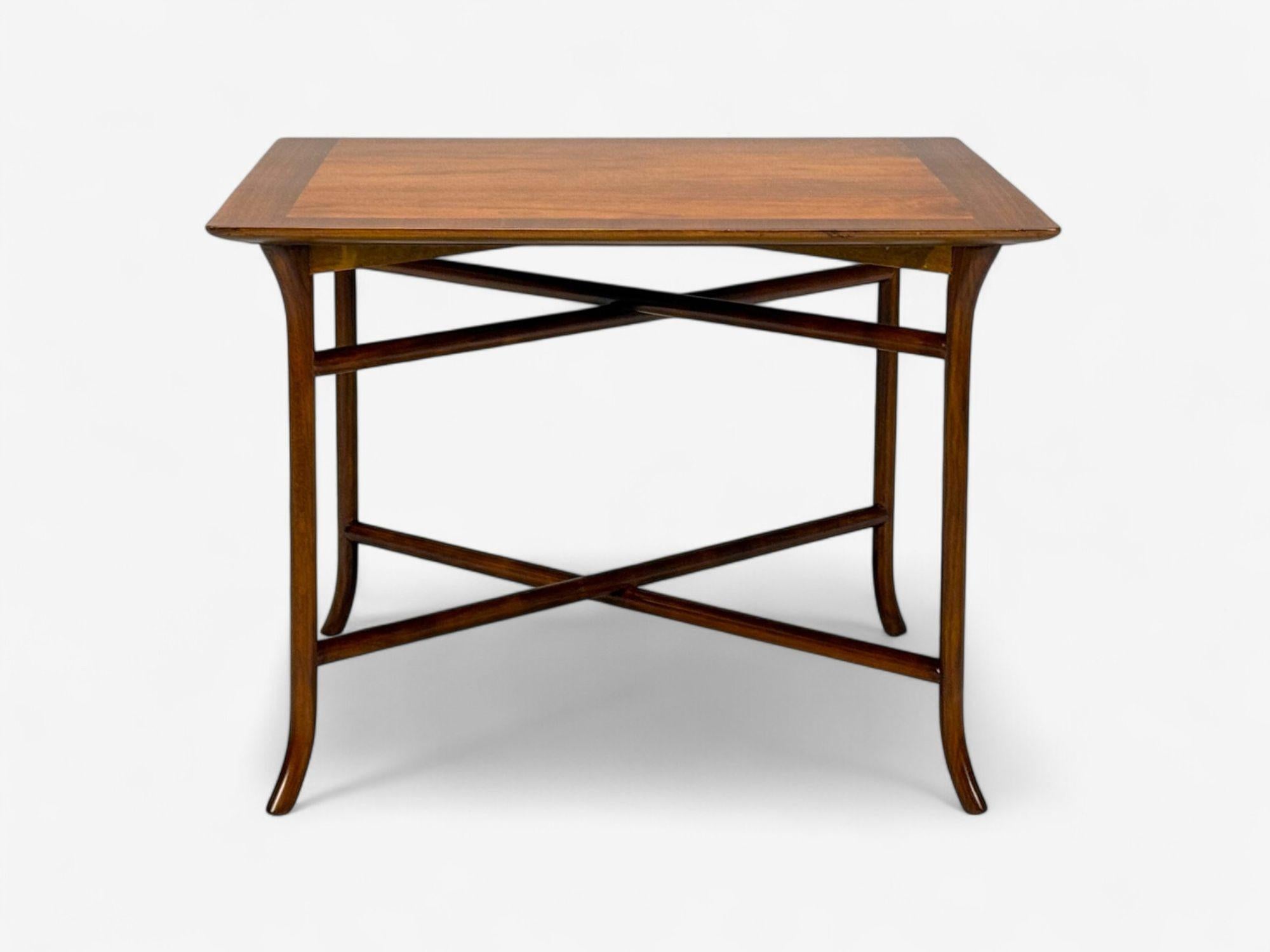 T.H. Robsjohn-Gibbings, American Modern, Walnut, Side Table, USA, 1960s For Sale 4