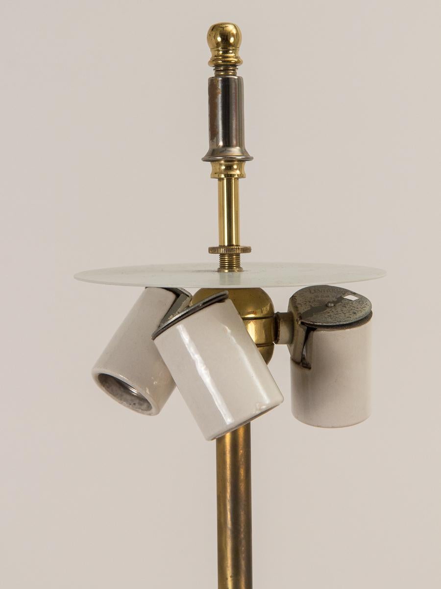 T.H. Robsjohn-Gibbings Brass Floor Lamp For Sale 3