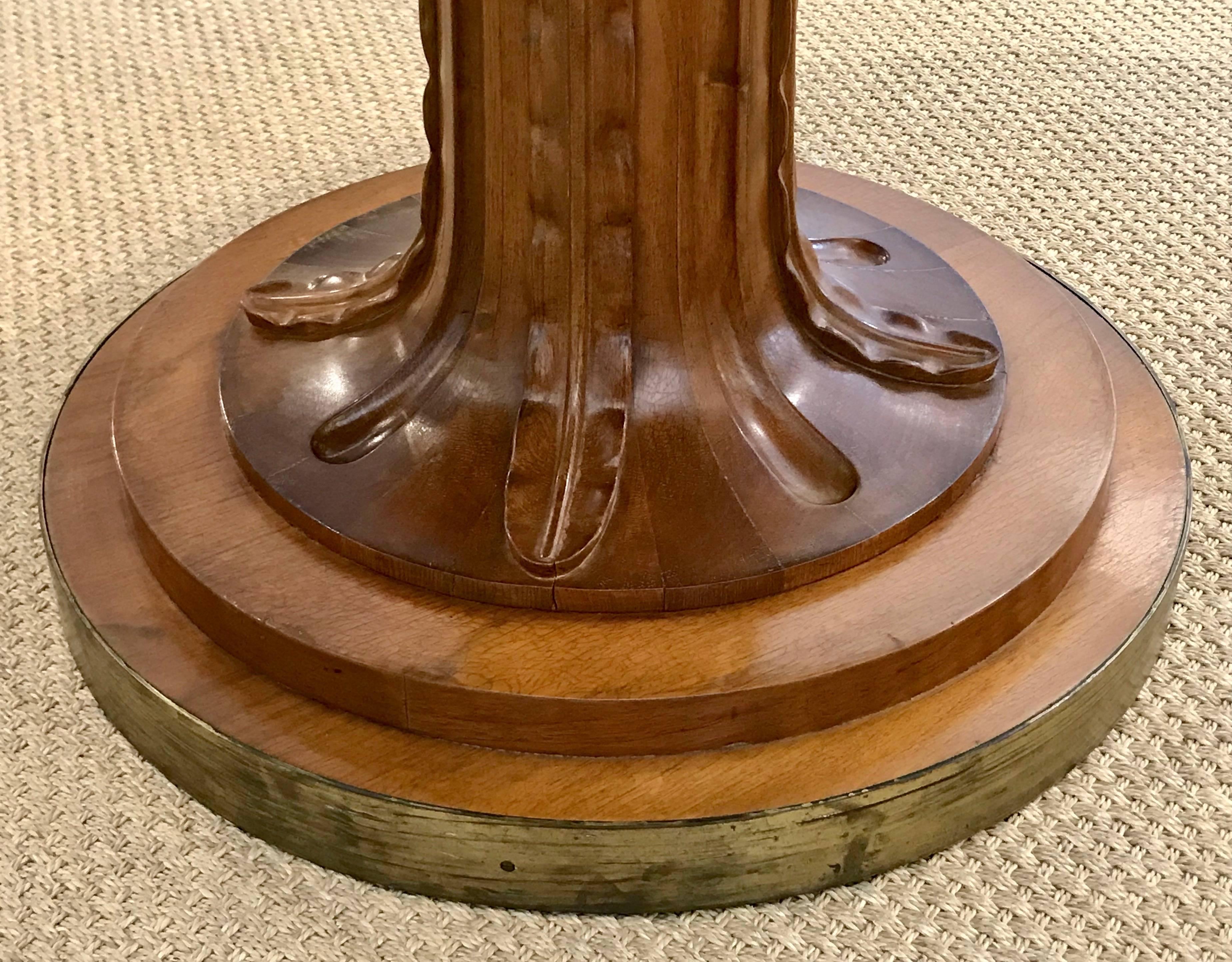T.H. Robsjohn-Gibbings Center or Hall Table by Saradis of Athens In Good Condition In Dallas, TX