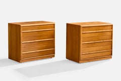T.H. Robsjohn-Gibbings, Chests of Drawers, Walnut, USA, 1950s