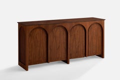 T.H. Robsjohn-Gibbings, "Colosseum" Cabinet, Walnut, USA, 1950s