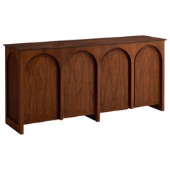 T.H. Robsjohn-Gibbings, armoire "Colosseum", noyer, États-Unis, années 1950
