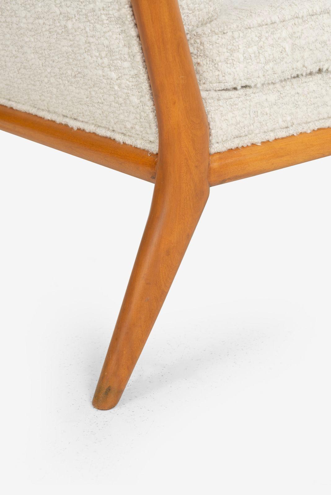 T.H. Robsjohn-Gibbings Day Break Chaise Lounge, Model 1708 For Sale 3