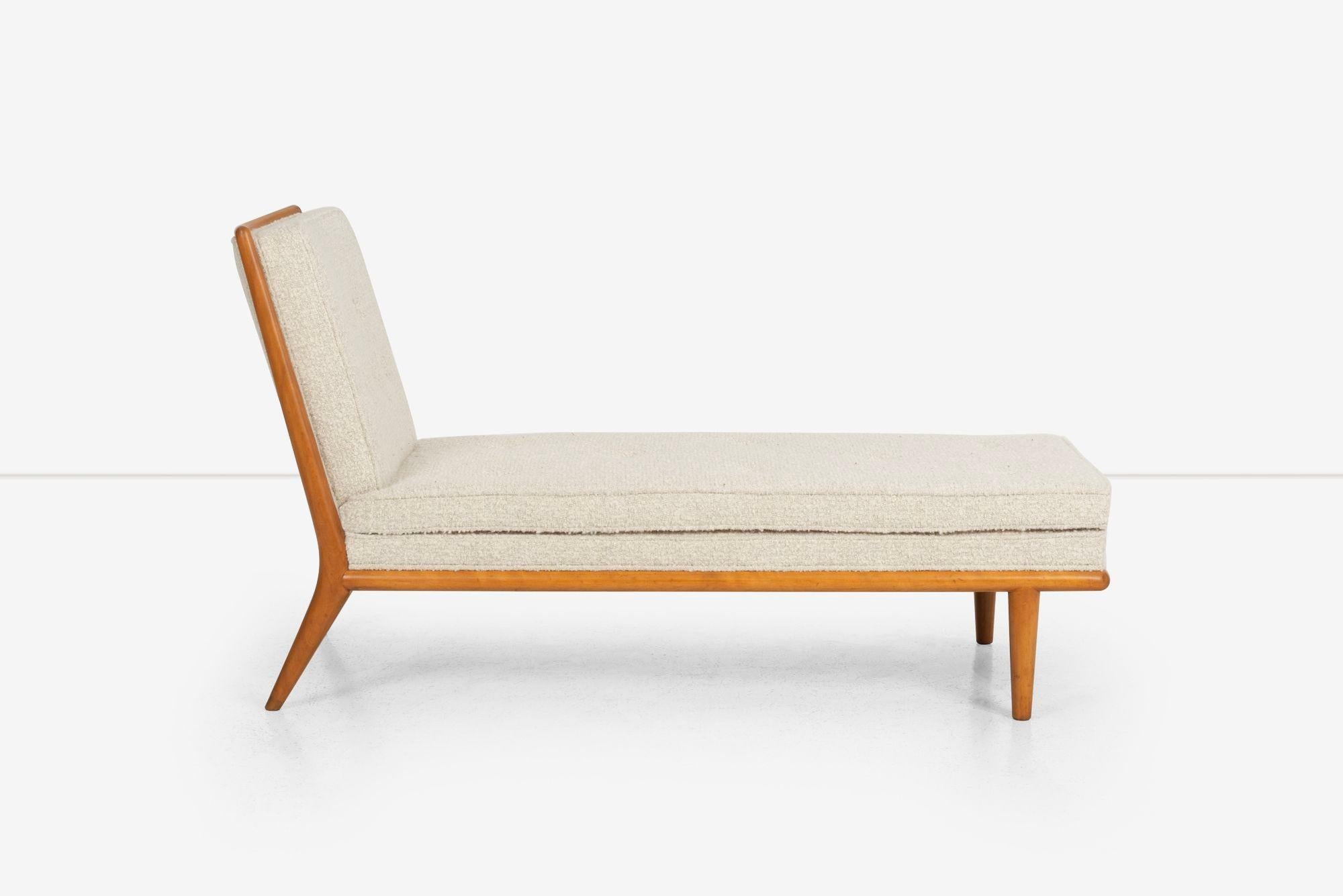 British T.H. Robsjohn-Gibbings Day Break Chaise Lounge, Model 1708 For Sale