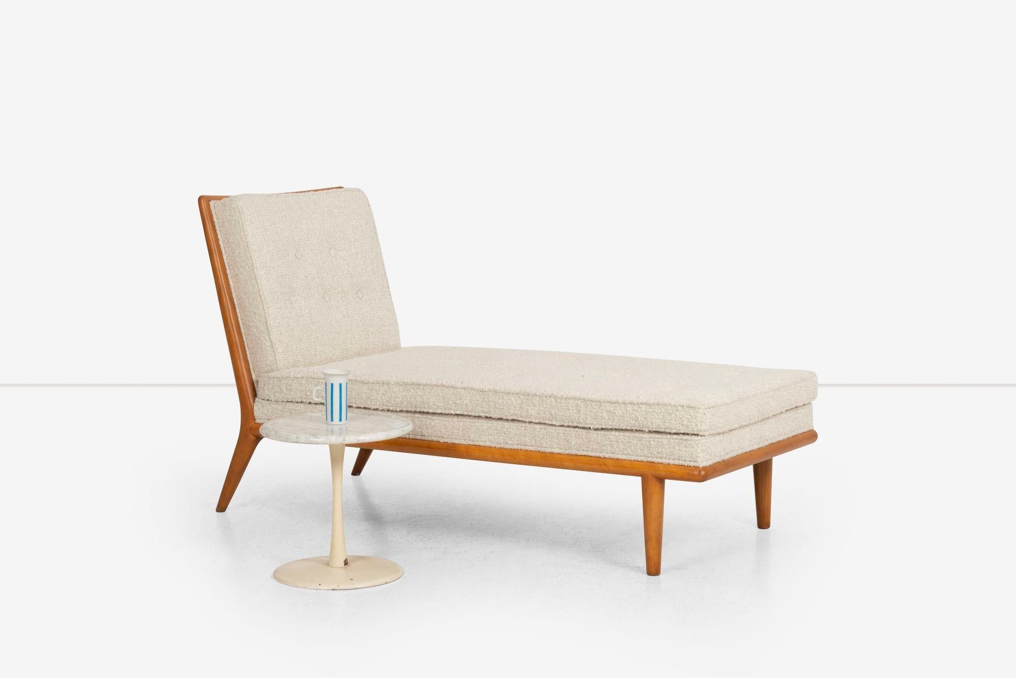T.H. Robsjohn-Gibbings Day Break Chaise Lounge, Model 1708 In Good Condition For Sale In Chicago, IL
