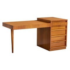 T.H. Robsjohn-Gibbings, Desk, Walnut, USA, 1950s